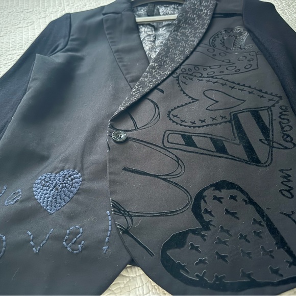 DESIGUAL BLACK BLAZER - Picture 4 of 9